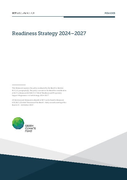 Download Readiness Strategy 2024-2027 Document cover for Readiness Strategy 2024-2027